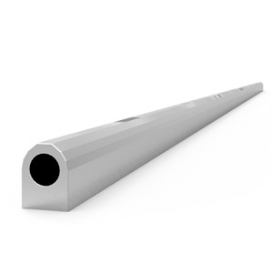 Proflow Fuel Rail Series 2 Extrusion, Raw, Aluminium, Natural, 1meter. Length, 17mm Diameter Fuel Passage, Each