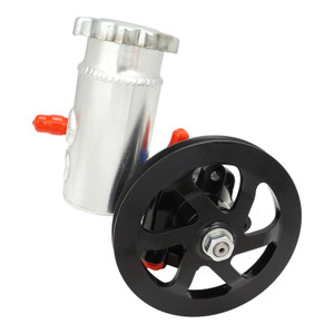Proflow Power Steering Pump, Cast Iron Power Steering Pump With Mounted Aluminium Tank, 6" Aluminium V-Belt Pulley, Each