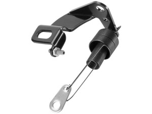 Proflow Throttle Cable Bracket, Return Spring Kit, Dual Application, Black Stainless Steel