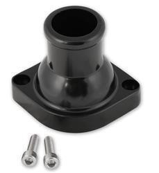Proflow Water Neck, Thermostat Housing, Cast Aluminum, Black, Straight, Chev For Holden, LS, Each