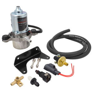 Proflow Universal Electric Brake Vacuum Pump Kit, UP28 Vacuum Pump, 12V Switch, Steel Bracket, Check Valve, Hose