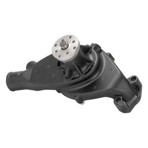 Proflow Replacement Water Pump, Cast Aluminium Ultra Cool, BB Chev, Shorty Style, Black Finish, Each