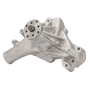 Proflow Replacement Water Pump, Cast Aluminium Ultra Cool, SB Chev Long Style, Satin Finish, Each