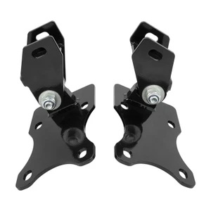 RTS Power Mount, Engine Mount, Engine Swap, GM LS Into Torana LH-LX, Black/Black Polyurethane , Set