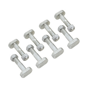 RTS OE, Long T Bolt 3/8'' UNF With Cone Nut, Suits Ford 9 inch With Factory Backing Plate Spacers , Set of 8