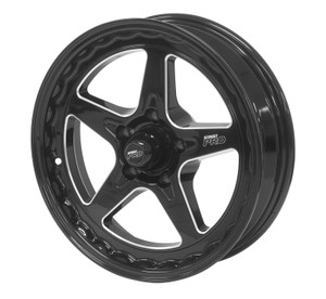 Street Pro ll Convo Pro Wheel Black 17x4.5' For Ford Bolt Circle 5 x 4.50' (-26) 1-3/4' Back Space