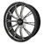 Street Pro 009 Series Forged Wheel, Front 17x4.5'' / 2.25'' Backspace (-13) / 5x120mm Bolt Circle Holden, Gloss Black Milled, Each
