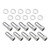 Wheel Lug Nut Kit, Chrome, Cragar, Weld, SST Open End Mag, Length, 1.91, M12 x 1.5, 1.380 inch Shank, Set of 10