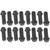 Proflow Header Bolts, Hex Head, 3/8in. x 1'' Length, Custom Black Oxide, For Chevrolet, For Ford, Set of 16