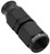 Proflow Black Steel Straight Hose End -03AN For PTFE Hose Zinc Coated