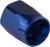 Proflow Replacement Hose End Socket Nut -03AN, Aluminium, Blue
