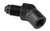 Proflow Female Adaptor 45 Degree Adaptor 1/8in. NPT To Male -04AN, Black