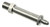 Proflow Chrome Through Frame Hose End Bulkhead 2.560 Max Rail Width, .560in Hole  1/8in. NPT id  To -03AN Male, Sold In Pairs