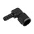 Proflow 3/8in. 90 Degree Barb Male Fitting To 04AN Female, Black