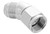 Proflow 45 Degree Full Flow Adaptor Male To Female -04AN, Polished