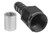Proflow Crimp Hose End Straight -04AN, Black