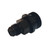 Proflow Fitting Inlet Fuel Adaptor Male Holley Fuel Bowl 7/8"-20 Short To -06AN, Black
