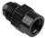 Proflow Fitting, Adaptor Metric M16 x 1.5 Female To Male -08AN, Black