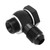 Proflow Fitting, Fuel Inlet Banjo Kit, 9/16''-24 To AN6 , Suits Holley Side Pivot Bowl, Barry Grant, FiTech, Black