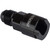 Proflow Billet Quick Connect 3/8in. To -08AN Male, Black