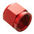 Proflow Aluminium Tube Nut AN4 For 1/4in. Tube, Red