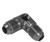 Proflow Flare Union -06AN 90 Degree Union w/1/8in. NPT Port, Black