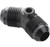 Proflow Male Flare Union Adaptor -08AN 45 Degree Union w/1/8in. NPT Port, Black
