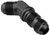 Proflow Bulkhead Adaptor AN Flare 45 Degree Flare -10AN, Black