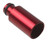 Proflow Aluminium Fuel Injector Adaptor 11mm Male To 14mm Female Long, Red