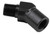 Proflow 45 Degree Coupler Female - Male Elbow 1/4in. NPT, Black