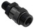 Proflow Fitting Male 1/8in. NPT To Fitting Male -06AN O-Ring Swivel, Black