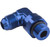 Proflow Adaptor Male -06AN 90 Degree To -06AN Thread Swivel, Blue