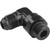 Proflow Adaptor Male -10AN 90 Degree To -12AN Thread Swivel, Black