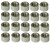 Proflow Fitting Weld In Oxy Sensor Port M18 x 1.50mm, Steel, Bulk Pack 20pc