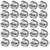 Proflow Bulk Pack Fitting Aluminium Fitting Weld On Bung -08AN, 25pc