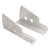 Proflow Aluminium Race Seat Mounting Brackets, Pair, Aluminium, Universal, Silver