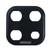 Proflow Bulkhead Aluminium Plates 4 Port Square, 3x #10 and 1x #6 A/C Fitting, Black