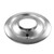 Proflow Air Filter Base 14in. Suit 5-1/8in. Neck Flat Base With PVC Port, Chrome