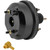 Proflow Power Brake Booster Universal 7in. Single Diaphragm, Black