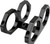 Proflow Fuel Pump Dual Mount Billet Aluminium 044 Bosch Bracket, Black