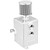 Proflow Oil Breather 2 Lt Tank, Catch Can, Square Aluminium, Natural, Filtered Breather, Universal, Each