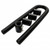 Proflow Radiator Hose Flexible, Stainless Steel Black Kit, 48in. Length, 34/38mm Adaptors