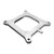Proflow Aluminium Spacer, 1/2 inch. Open with Vacuum Port, Holley 4150 Carburettor Spacer, Each