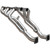 Proflow Exhaust Headers, Stainless Steel, Extractors, V6 3.8lt Commodore VT VX VY, 1-3/4in'', Tuned Length Pipes, Set