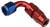 Proflow 3/8in. Tube 90 Degree To Female -06AN Hose End Tube Adaptor, Blue/Red