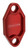 Proflow Fuel Pump Block-Off Plate, Aluminium, Red Anodised, For Holden 253 308, Each