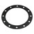 Proflow Fuel Cell Tank Cap Gasket 12 bolt, 120.5mm PCD, NBR, Each