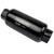 Proflow Fuel Filter, Inline Mount, Billet Aluminium, Black Anodised, 10 Microns, 88mmTotal Length -8 AN Inlet/Outlet, Each