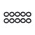 Proflow Fuel Bowl Screw Gasket, Nylon Bowl Screw Gasket, Holley, Quick Fuel, Barry Grant, Set Of 10
