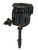 Proflow Distributor, Billet Black, HEI Ready-to-Run Black, Vacuum Advance, SB & BB For Chevrolet with 50, 000 V Coil In Cap